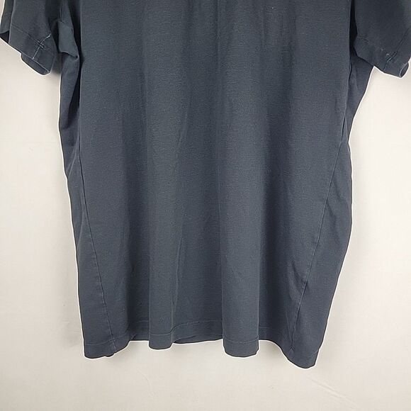 Arcteryx Eris Polo Shirt Mens XL Black Snap Buttons Short Sleeve - Picture 8 of 13